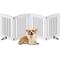 Show in main carousel: LovMor Freestanding Indoor Dog Gate, White, 4 Panel: 80 x 24-in slide 1 of 9
