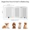 Show in main carousel: LovMor Freestanding Indoor Dog Gate, White, 3 Panel: 60 x 24-in slide 2 of 9