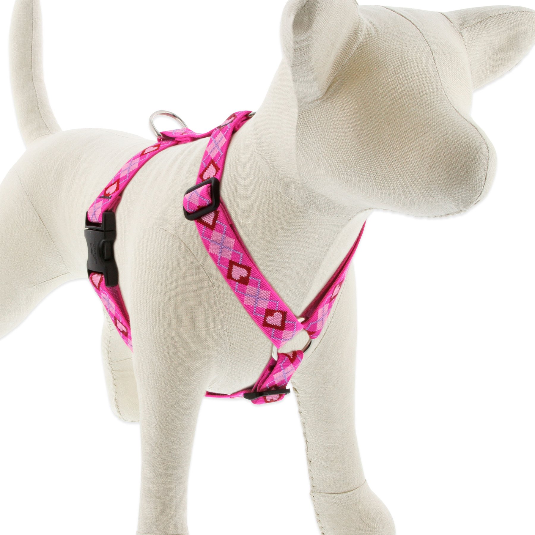 LupinePet Puppy Love Adjustable Dog Harness, Large: 24 to 38-in chest