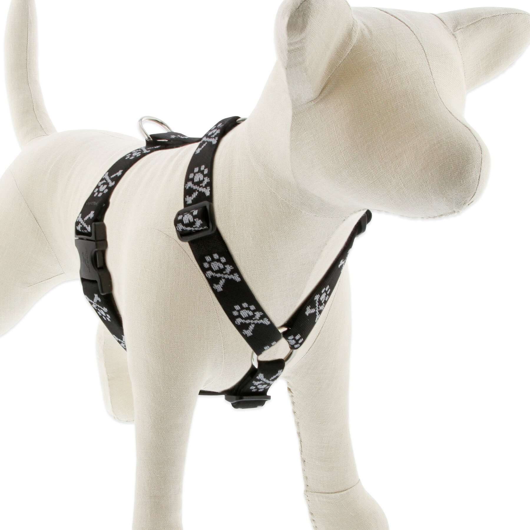 LupinePet Bling Bonz Adjustable Dog Harness, Large: 24 to 38-in chest