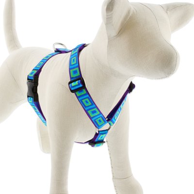 LupinePet LupinePet Sea Glass Adjustable Dog Harness, Large: 24 to 38-in chest