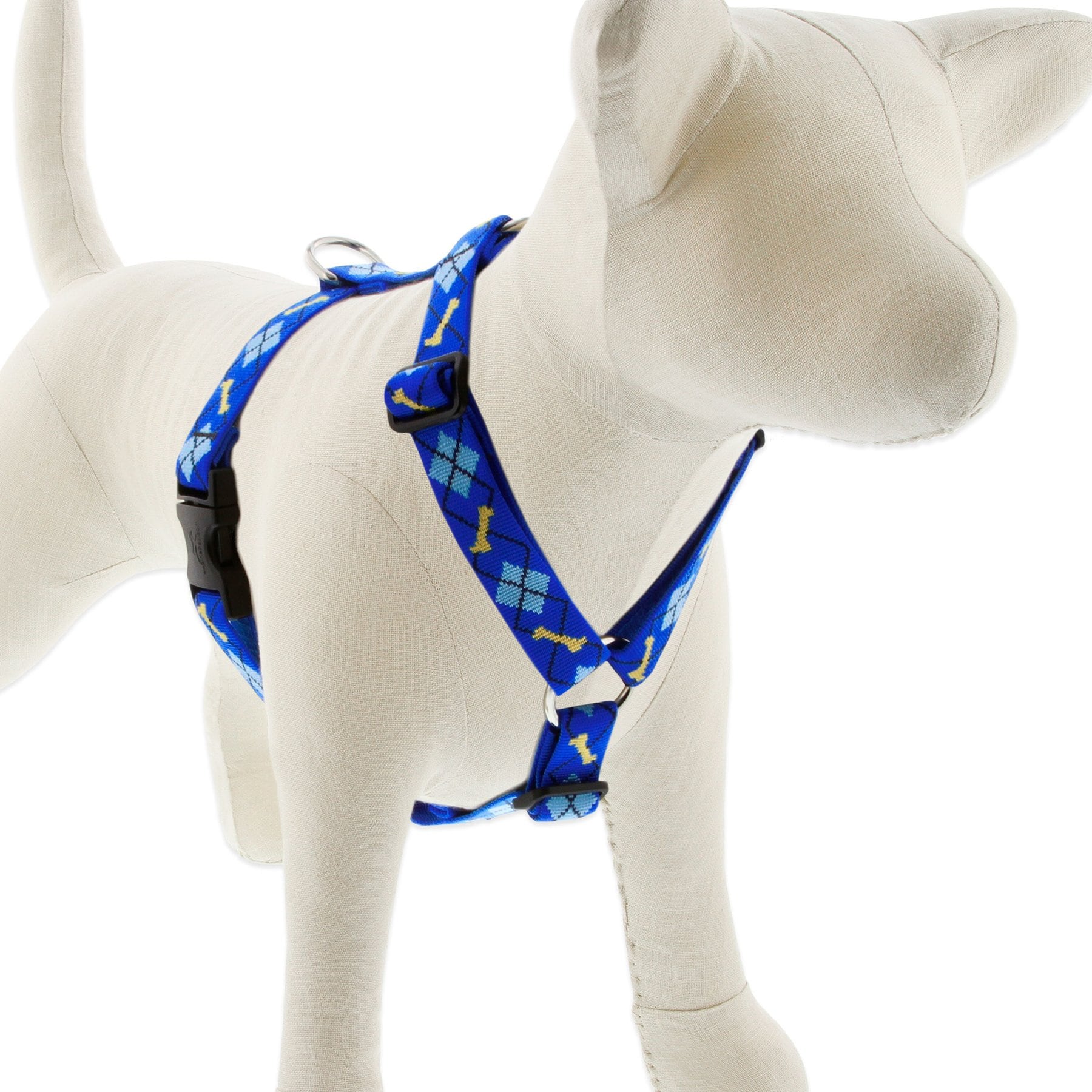 LupinePet Dapper Dog Adjustable Dog Harness, X-Large: 36 to 44-in chest