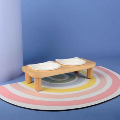 Show full view: Happy & Polly Rainbow Waterproof Cat & Dog Food Mat slide 5 of 9