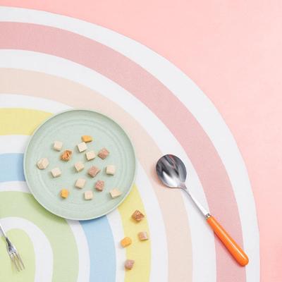 Show full view: Happy & Polly Rainbow Waterproof Cat & Dog Food Mat slide 2 of 9