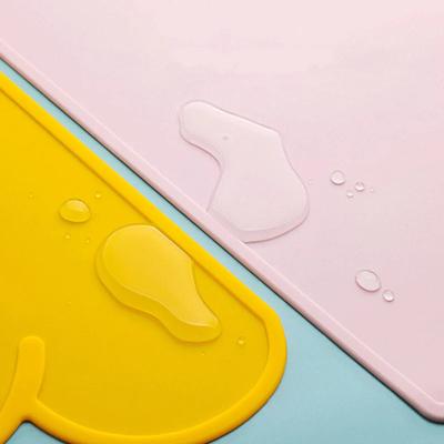 Show full view: Happy & Polly Cloud Shaped Cat & Dog Food Mat, Yellow slide 4 of 10