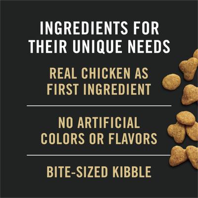 Show full view: Purina Pro Plan Adult 7 Plus Indoor Chicken & Rice Formula High Protein Dry Cat Food, 7-lb bag slide 4 of 12