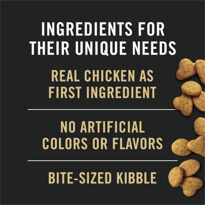 Show full view: Purina Pro Plan Adult Indoor Chicken & Rice Formula High Protein Dry Cat Food, 3.5-lb bag slide 4 of 12