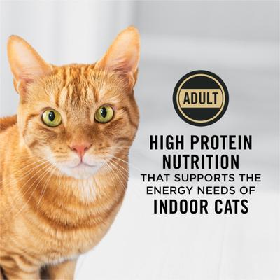 Show full view: Purina Pro Plan Adult Indoor Chicken & Rice Formula High Protein Dry Cat Food, 3.5-lb bag slide 5 of 12
