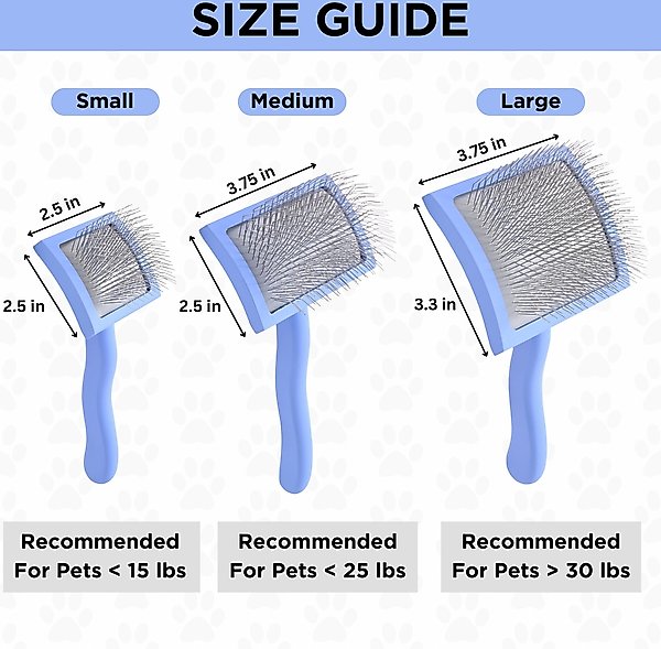 Show full view: We Love Doodles Curved Grooming Slicker Dog Brush, Medium slide 6 of 8