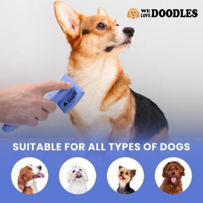 Show full view: We Love Doodles Curved Grooming Slicker Dog Brush, Small slide 6 of 8