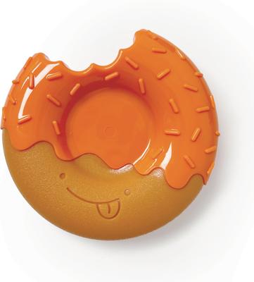 Show full view: Nylabone Power Chew Donut 70th Birthday Dog Toy, Orange Pumpkin & Peanut Butter, Large slide 8 of 9