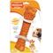 Show in main carousel: Nylabone Strong Chew Textured Knuckle Bone 70th Birthday Dog Toy, Orange Swirl Bacon & Cheese, X-Large slide 1 of 9