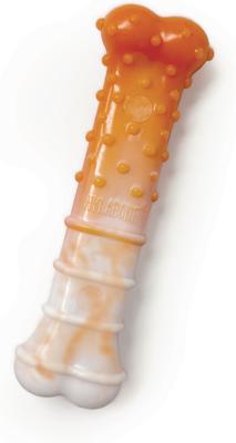 Show full view: Nylabone Power Chew Textured Bone 70th Birthday Dog Toy, Orange Swirl Chicken, X-Small slide 10 of 11