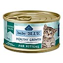 Blue Buffalo Baby Blue Healthy Growth Formula Grain-Free High Protein Chicken Recipe Kitten Wet Food, 3-oz cans, case of 24