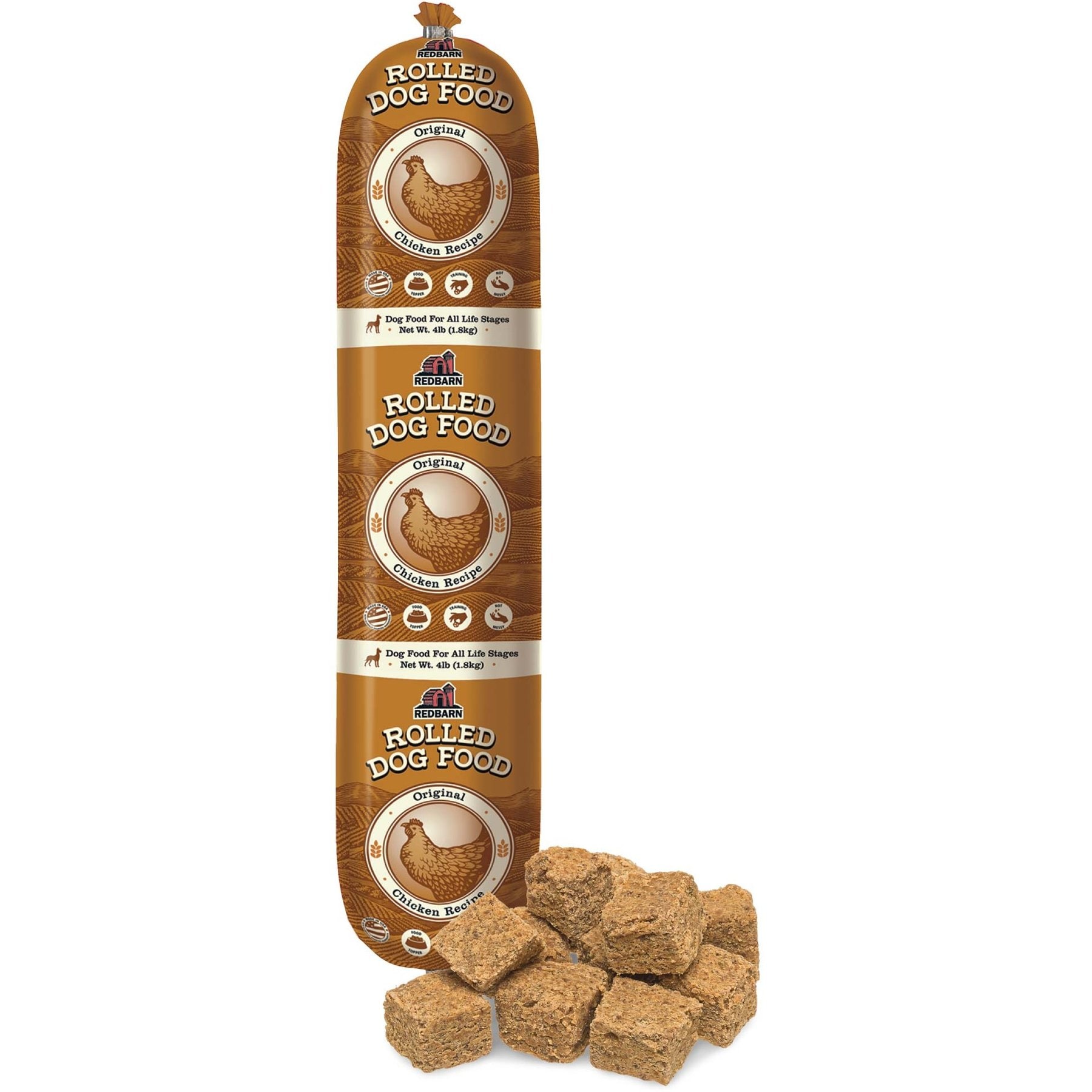 Redbarn Naturals Chicken Recipe Dog Food Roll, 128-oz bundle