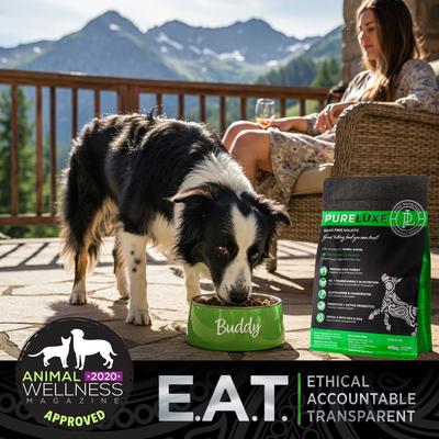 Show full view: Pureluxe Elite Nutrition Healthy Activity Grain-Free Turkey & Split Peas Dry Dog Food, 22-lb bag slide 6 of 12