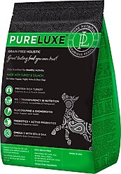 Pureluxe Elite Nutrition Healthy Activity Grain-Free Turkey & Split Peas Dry Dog Food, 22-lb bag