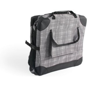 allforpaws Easy-go Travel Soft-Sided Dog Crate, Grey, X-Large