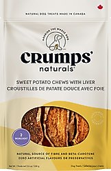 Crumps' Naturals Sweet Potato & Liver Chews Dog Treats, 11.6-oz bag slide 1 of 7