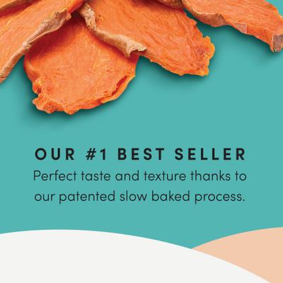 Show full view: Crumps' Naturals Sweet Potato Chews Dog Treats, 21.6-oz bag slide 5 of 11