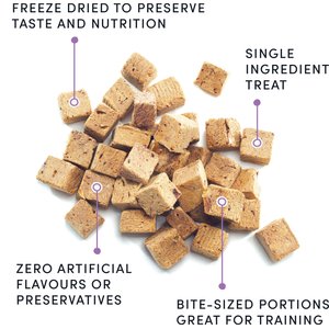Crumps' Naturals Beef Liver Bites Dog Treats, 2.5-oz bag