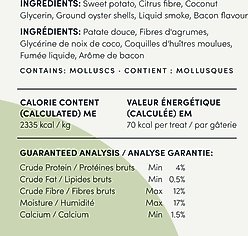 Crumps' Naturals Plaque Busters with Bacon Dental Dog Treats, 9.5-oz bag, 10 count slide 2 of 8