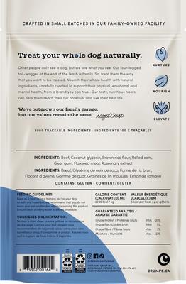 Show full view: Crumps' Naturals Mini Trainers Beef Dog Treats, 10.6-oz bag slide 3 of 11