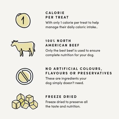 Show full view: Crumps' Naturals Mini Trainers Freeze-Dried Beef Liver Dog Treats, 1.9-oz bag slide 6 of 11