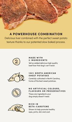 Show full view: Crumps' Naturals Sweet Potato & Liver Chews Dog Treats, 11.6-oz bag slide 5 of 9