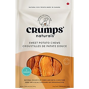 Crumps' Naturals Sweet Potato Chews Dog Treats, 5.6-oz bag