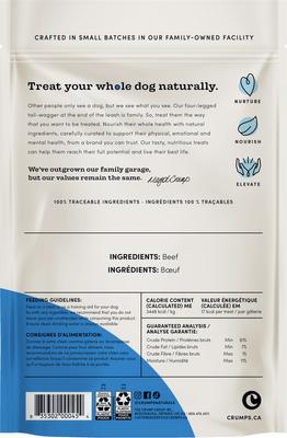 Show full view: Crumps' Naturals Beef Tendersticks Dog Treats, 4.9-oz bag slide 3 of 11