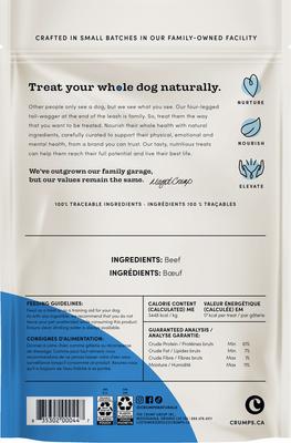Show full view: Crumps' Naturals Beef Tendersticks Dog Treats, 2.0-oz bag slide 3 of 11