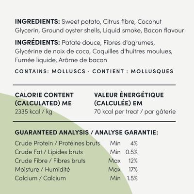 Show full view: Crumps' Naturals Plaque Busters Dog Dental Treats, 9-oz bag, 18 count slide 9 of 10