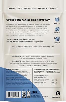 Show full view: Crumps' Naturals Mini Trainers Beef Dog Treats, 4.7-oz bag slide 3 of 11