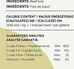 Crumps' Naturals Mini Trainers Freeze-Dried Beef Liver Dog Treats, 4.4-oz bag slide 2 of 8