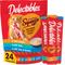 Show in main carousel: Hartz Delectables Squeeze Up Chicken, Tuna, Tuna & Shrimp Variety Pack Grain-Free Lickable Cat Treats, 0.5-oz tube, 24 count slide 1 of 11
