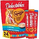 Hartz Delectables Squeeze Up Variety Pack Lickable Cat Treats, 0.5-oz tube, 24 count