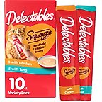 Hartz Delectables Squeeze Up Variety Pack Grain-Free Lickable Cat Treats, 0.5-oz tube, 10 count