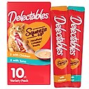 Hartz Delectables Squeeze Up Variety Pack Lickable Cat Treats, 0.5-oz tube, 10 count