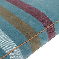 Pendleton Cabin Stripe Fleece Dog Bed, Cabin Stripe Shale, Large: 40 x 32 x 4-in slide 2 of 9