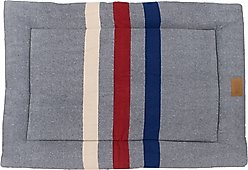 Pendleton Fleece Comfort Cushion Dog Bed, Cabin Stripe Gray, Large: 42 x 26 x 2-in slide 2 of 8
