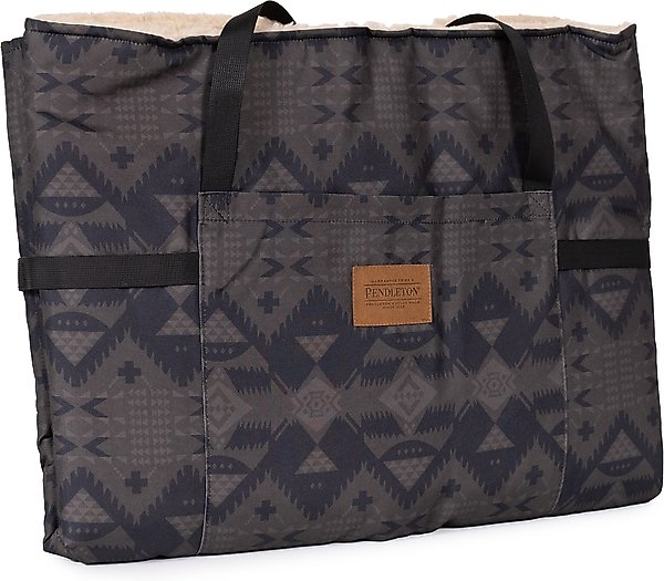 Show full view: Pendleton Travel Bed Dog Bed, Nehalem Gray, Large/X-Large slide 2 of 7