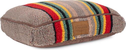 Show full view: Pendleton Vintage Camp Mini Dog Bed, Mineral Umber slide 3 of 10