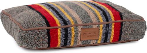 Show full view: Pendleton Vintage Camp Mini Dog Bed, Green Heather slide 3 of 10