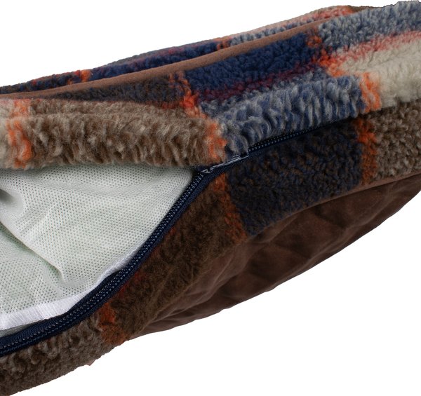 Show full view: Pendleton Berber Dog Bed, Mountain Plaid, Medium slide 7 of 9