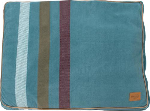 Show full view: Pendleton Cabin Stripe Fleece Dog Bed, Cabin Stripe Shale, Medium slide 4 of 9