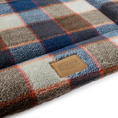 Show full view: Pendleton Berber Comfort Cushion Dog Bed, Mountain Plaid, Large slide 6 of 8