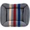 Show in main carousel: Pendleton Cabin Stripe Fleece Kuddler Dog Bed, Cabin Stripe Gray, Medium slide 5 of 10