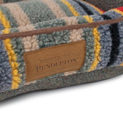 Show full view: Pendleton Vintage Camp Mini Kuddler Dog Bed, Green Heather slide 9 of 9