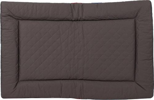 Show full view: Pendleton Fleece Comfort Cushion Dog Bed, Cabin Stripe Gray, Medium slide 5 of 8
